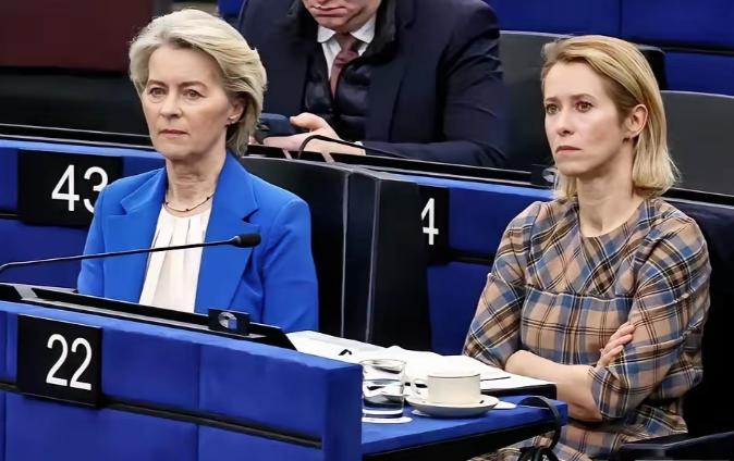 谁能想到，前阵子还把乌克兰挂在嘴边、哭天抢地要“主持正义”的冯德莱恩和卡拉斯，说