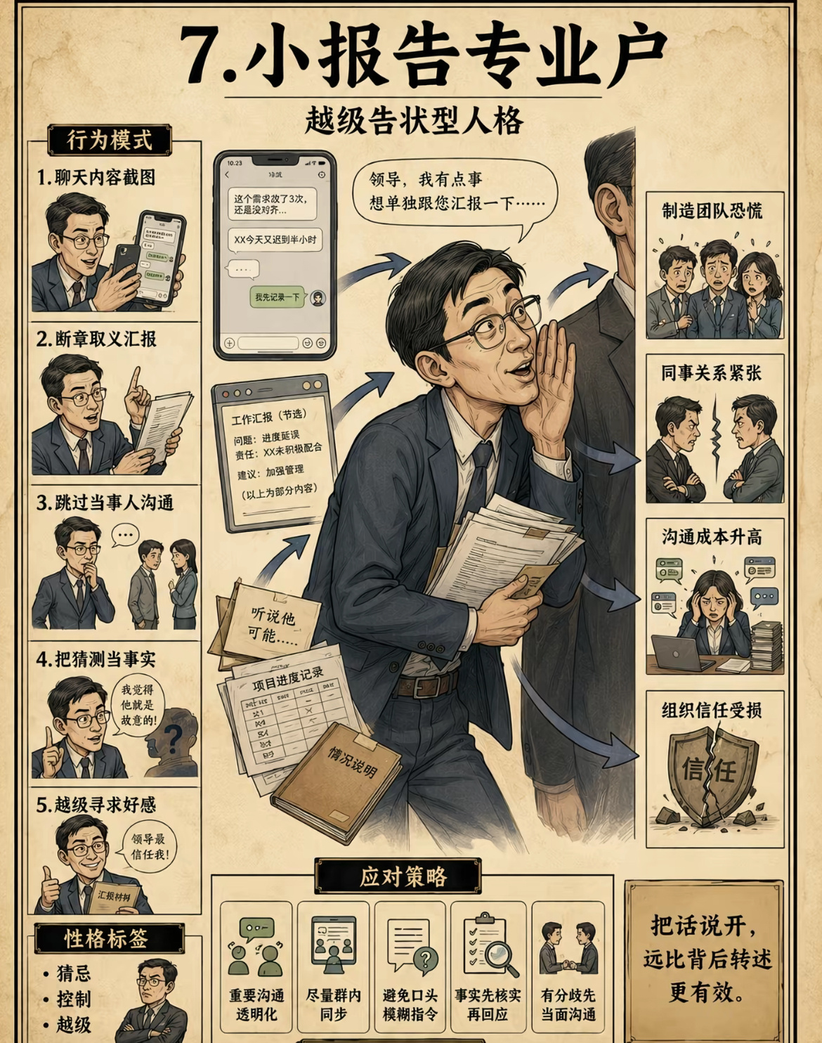 尽快远离办公室7大毒人 话说这种情况不是在上学的时候就已经有了吗？只能说人没有完