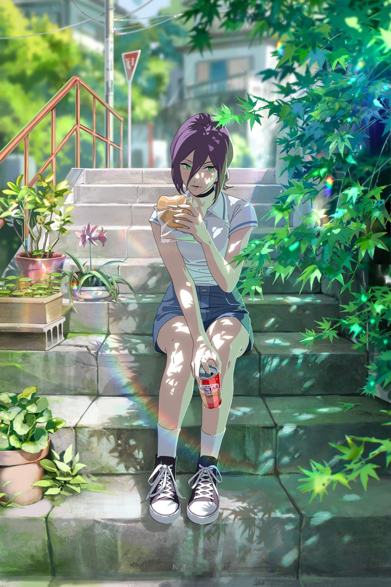 电锯人动漫仲夏狂欢季 越来越能够get到蕾塞的颜值了.绘：_M_Alexa_ 