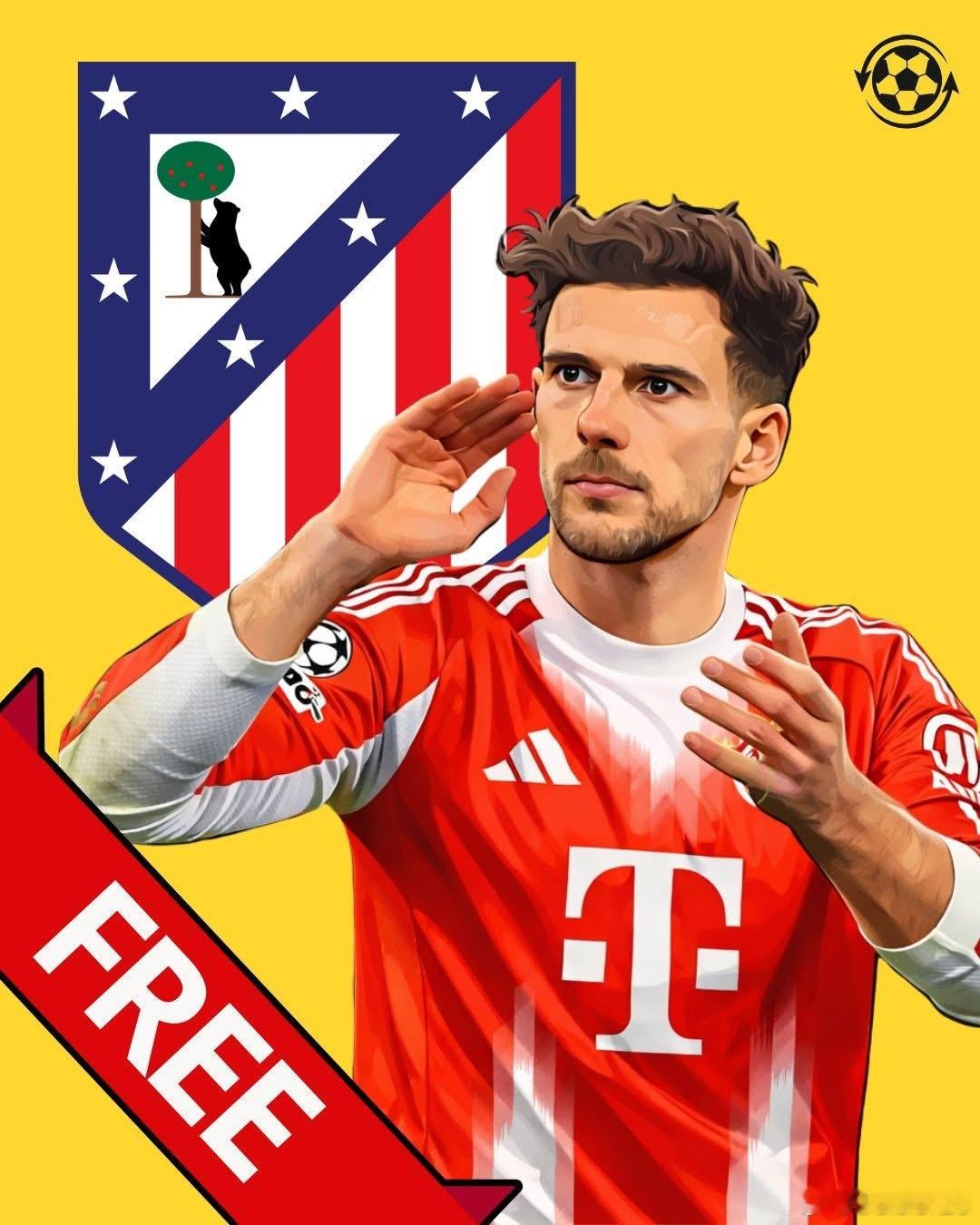 🚨 馬德里競技已加入拜仁慕尼黑中場球員萊昂·格列茨卡的爭奪戰，這位30歲球員被