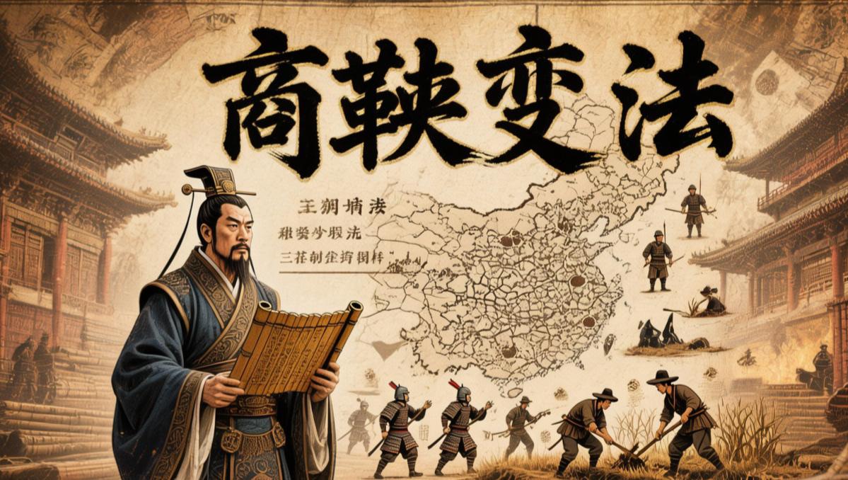 商鞅是历史上争议最大的变法者之一。他用废井田、奖耕战的铁腕改革，让秦国一跃成为战