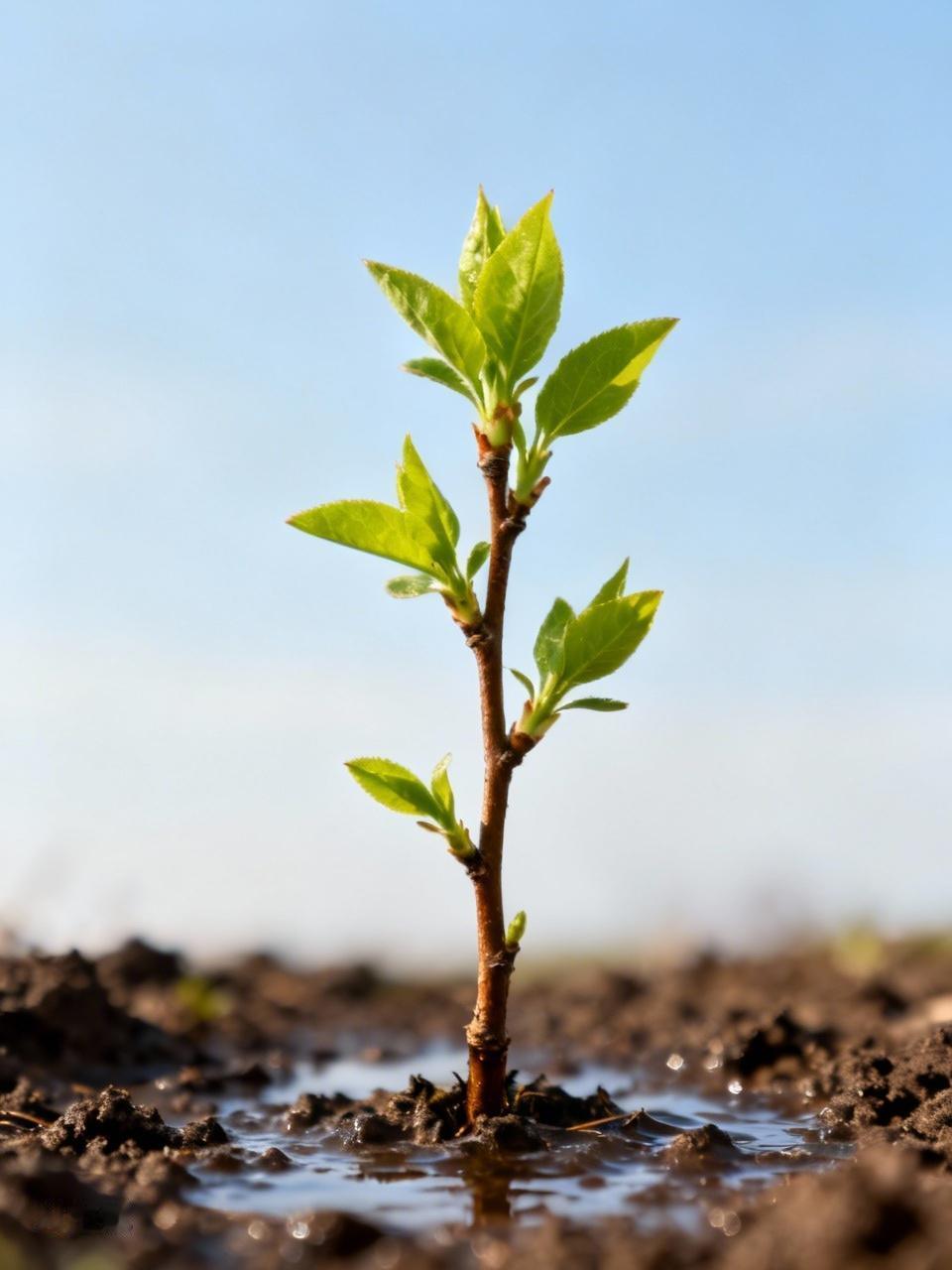 AI妙生图冬去万物醒。