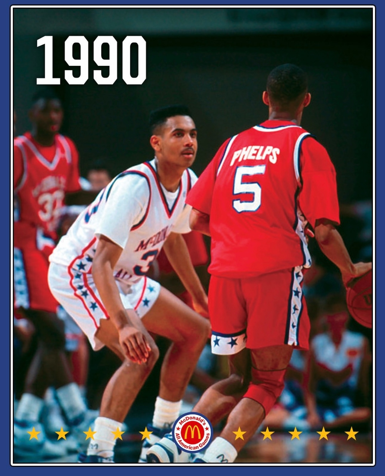 麦当劳全美高中生明星赛的球服变化，前六张是巅峰！Images via mcdaa