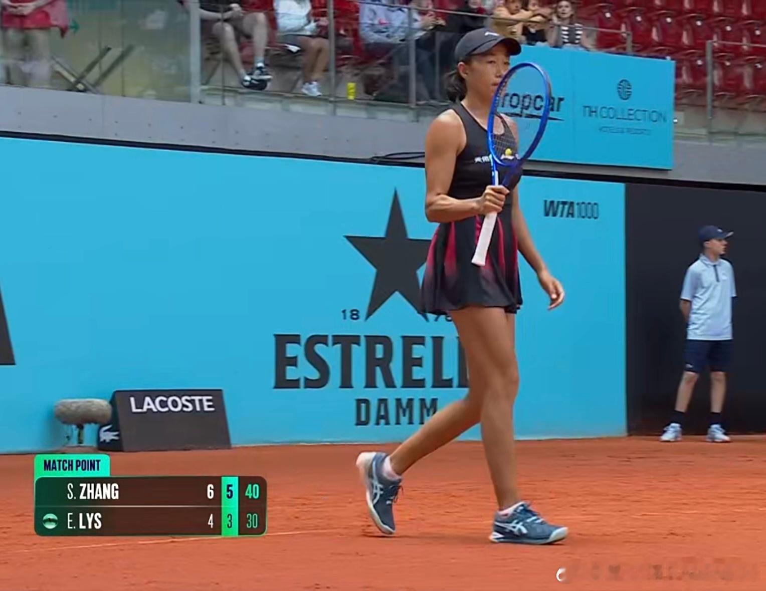 张帅马德里赛开门红 张帅！！！赢了！！！终结了一波单打6连败！刚刚在马德里100