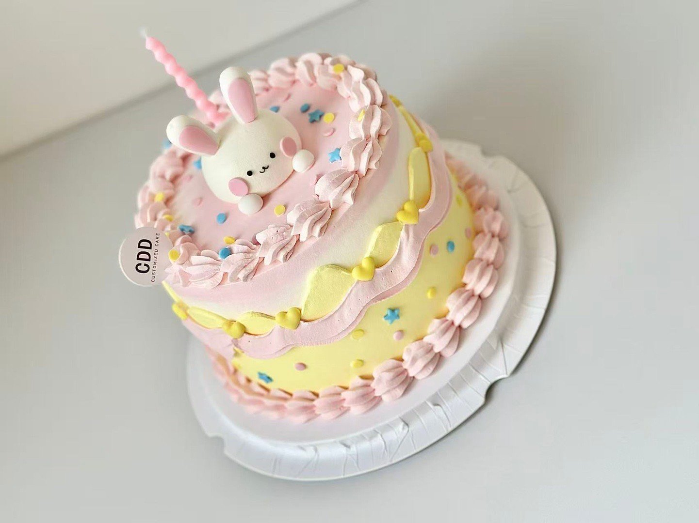 今年做了兔子蛋糕再次祝生日快乐只求幸福平安顺利😆肖战1005生日快乐 ​​​
