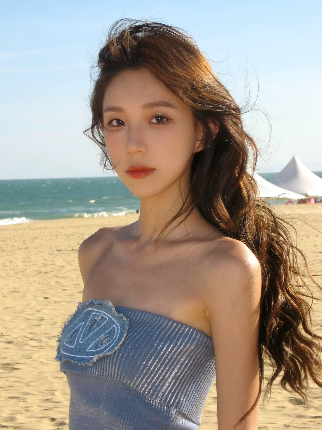 小麦色和阳光沙滩就是绝配