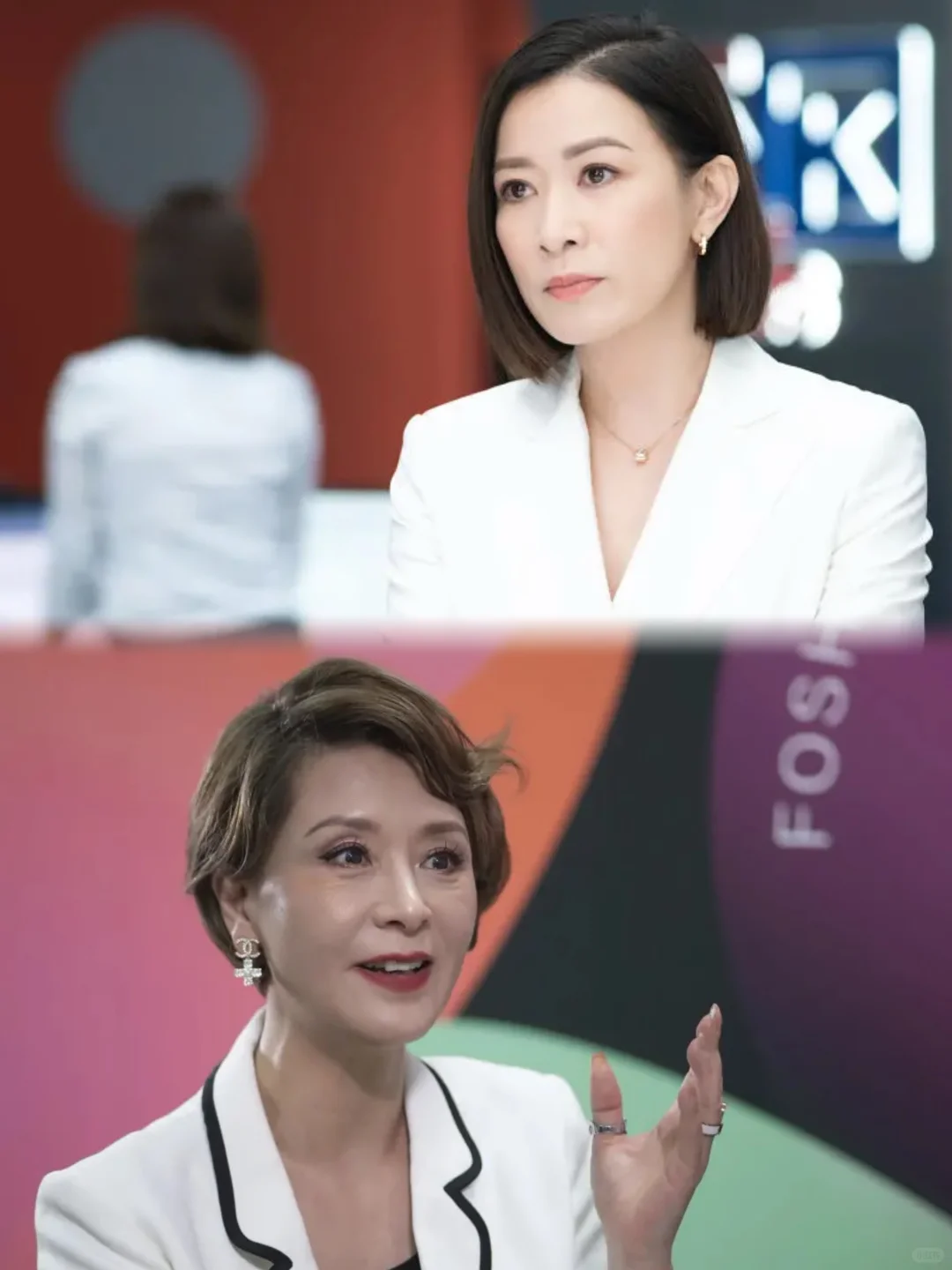 TVB新剧《新闻女王2》佘诗曼与养母夏文汐恶斗