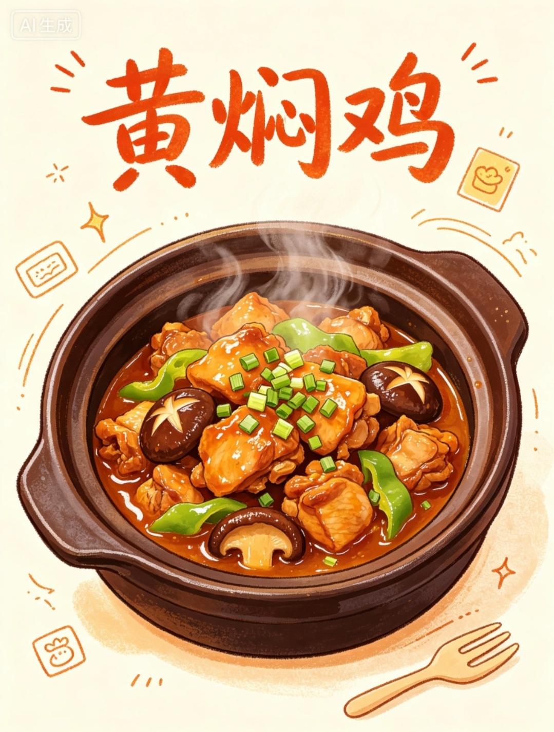 黄焖鸡简直是低脂美味的宝藏美食！我超爱自己做低卡减脂版黄焖鸡。先在锅中倒橄榄油，