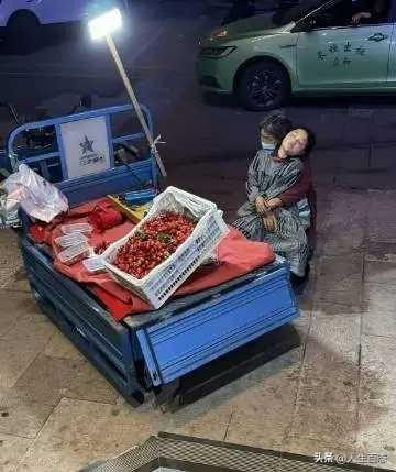 如果不是生活所迫，谁愿披星戴月？68岁奶奶与12岁孙女的水果车，撑起一个破碎的家