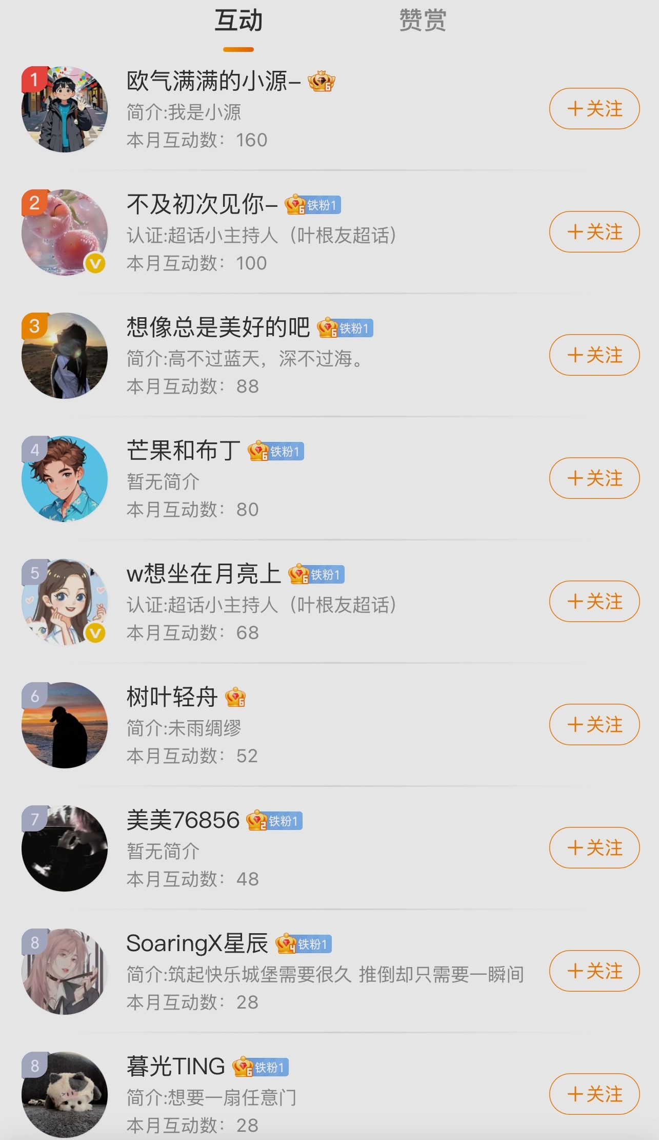 互动榜领红包啦！进群 互动每周日前十名都可以领！1-3 5r4-8 3r9-10