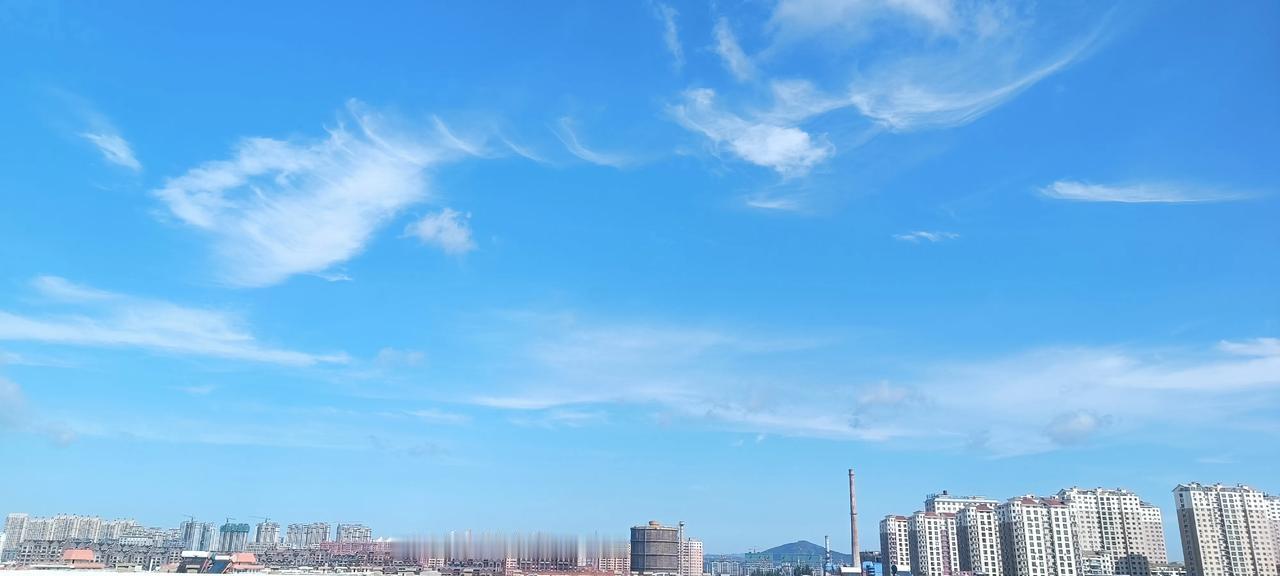 晒图笔记大赛暴雨过后的天空真干净！