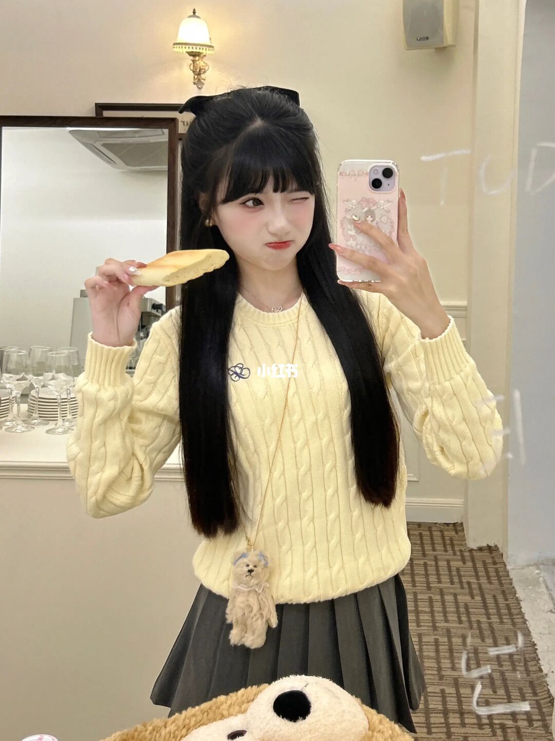 朋友说我穿这身也泰韩系啦！
