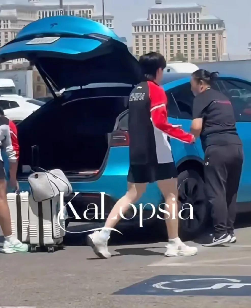 还记得那个薅楚钦快点上厕所的姐姐吗
据说她原来是河北队的，
现在是美国那边的教练