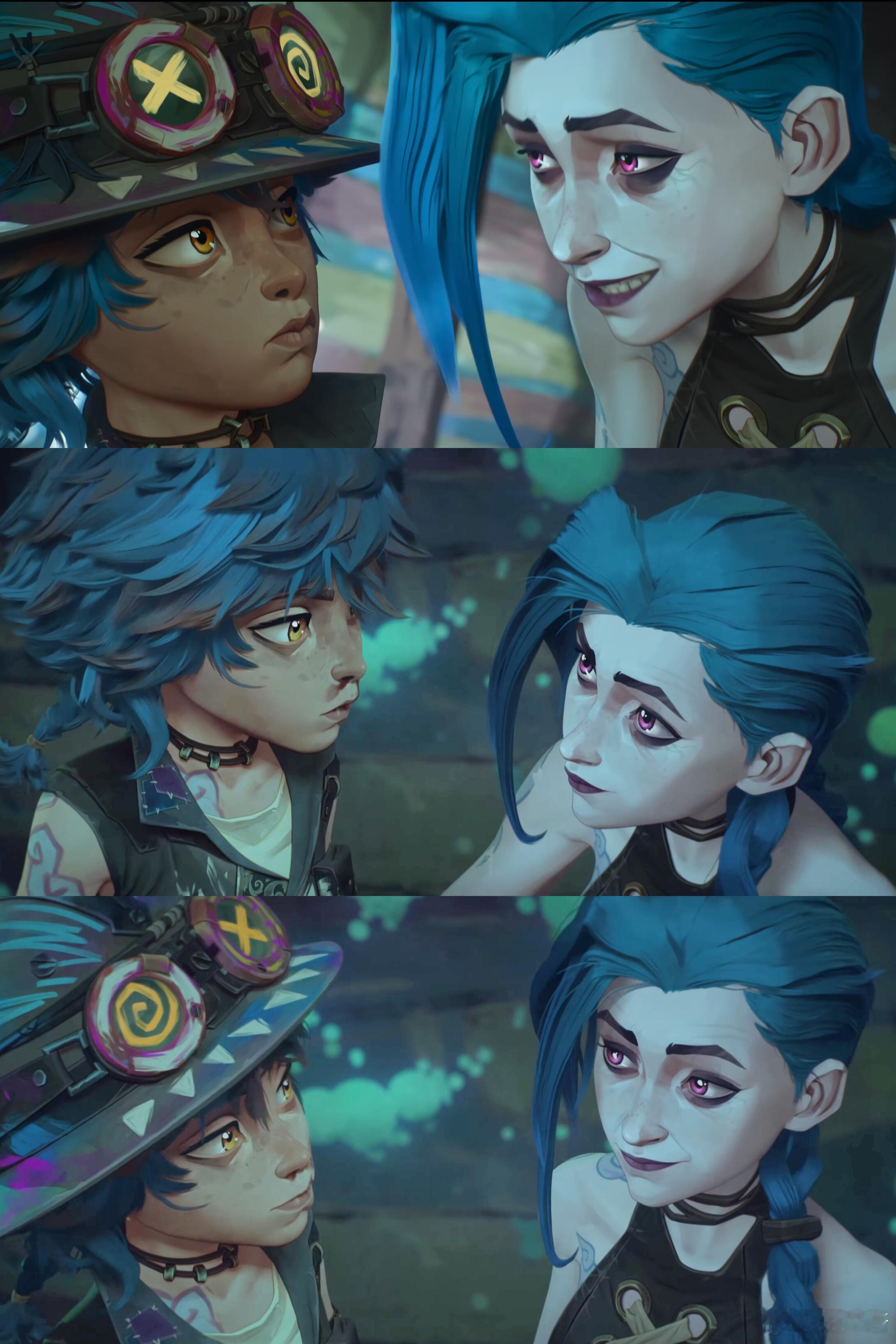 金克丝黑莲花被攻略 谁能抗拒这样的金克丝？伊莎让她展现出别样温柔。她们之间的故事