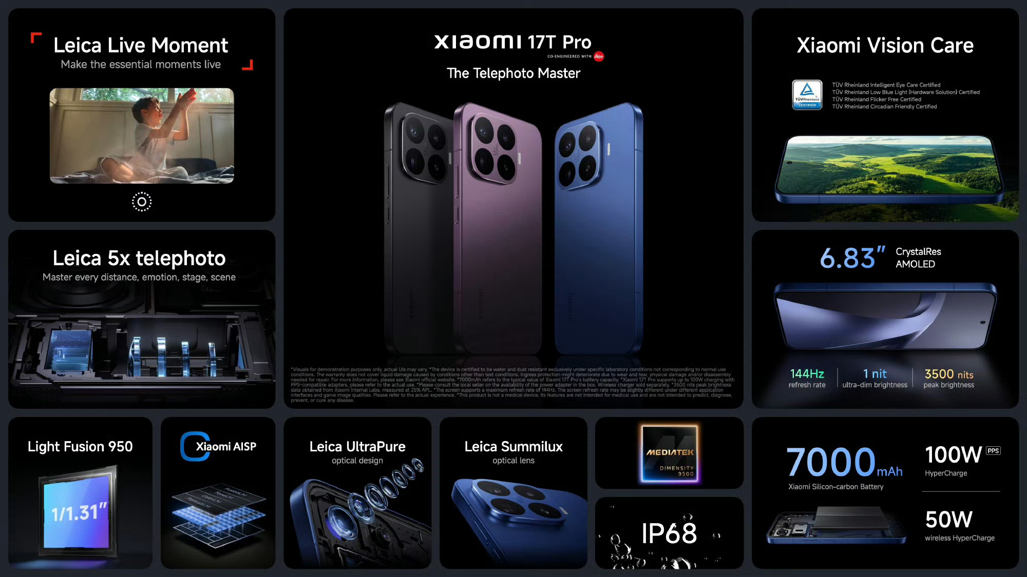 小米 17T 系列在海外正式发布！Xiaomi 17T标准版，12+256GB 