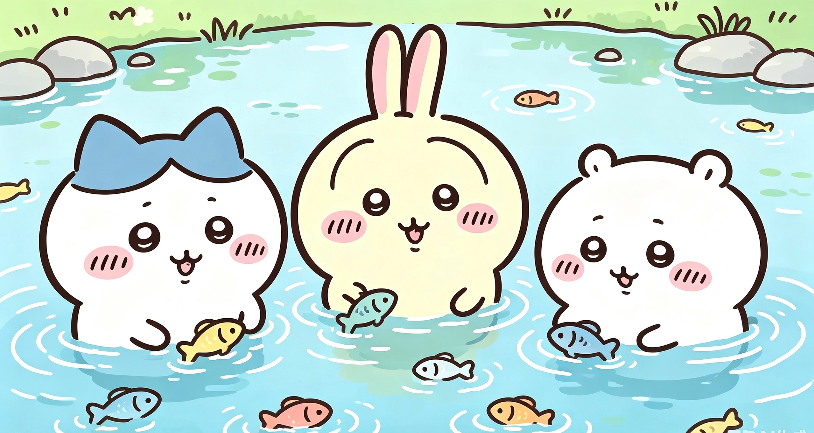 chiikawa吉伊卡哇灵感共创夏日企画嘿嘿又去捞小鱼啦