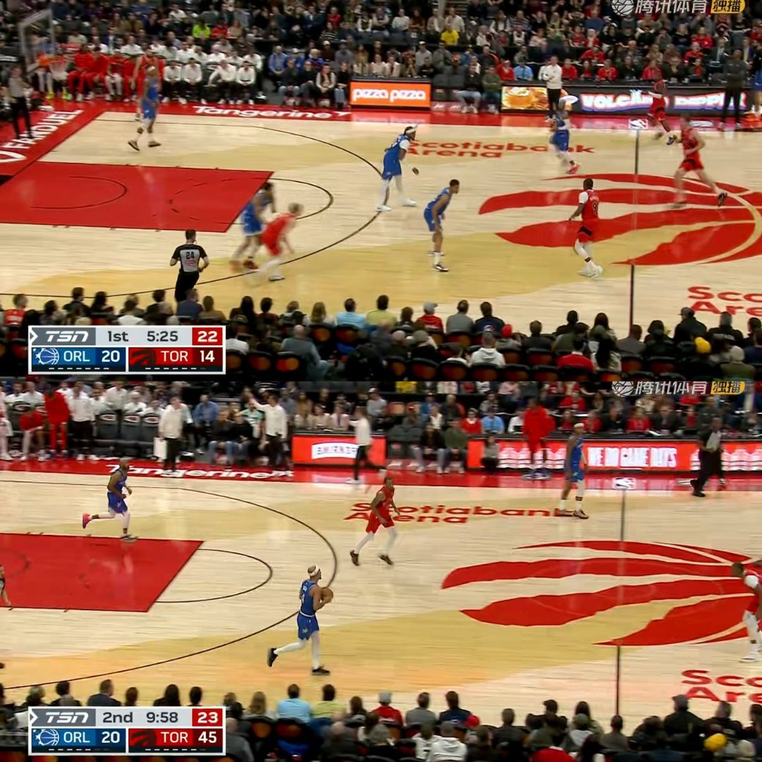 创造历史！魔术上半场被猛龙狂轰一波31-0，创造历史最长的零封得分潮（有逐场数据