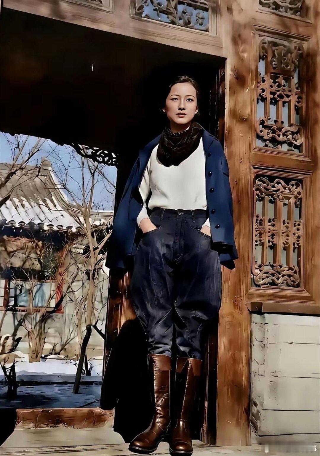 我终于明白林徽因，为啥会让他们同一年代的女作家心生嫉妒！看完这张照片我懂了，林徽