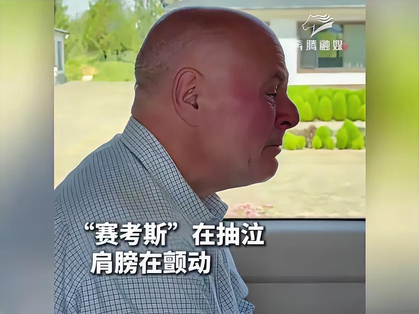 赛考斯要回美国了，他恋恋不舍，他被感动的哭了多次。
     我们对他的善良，中