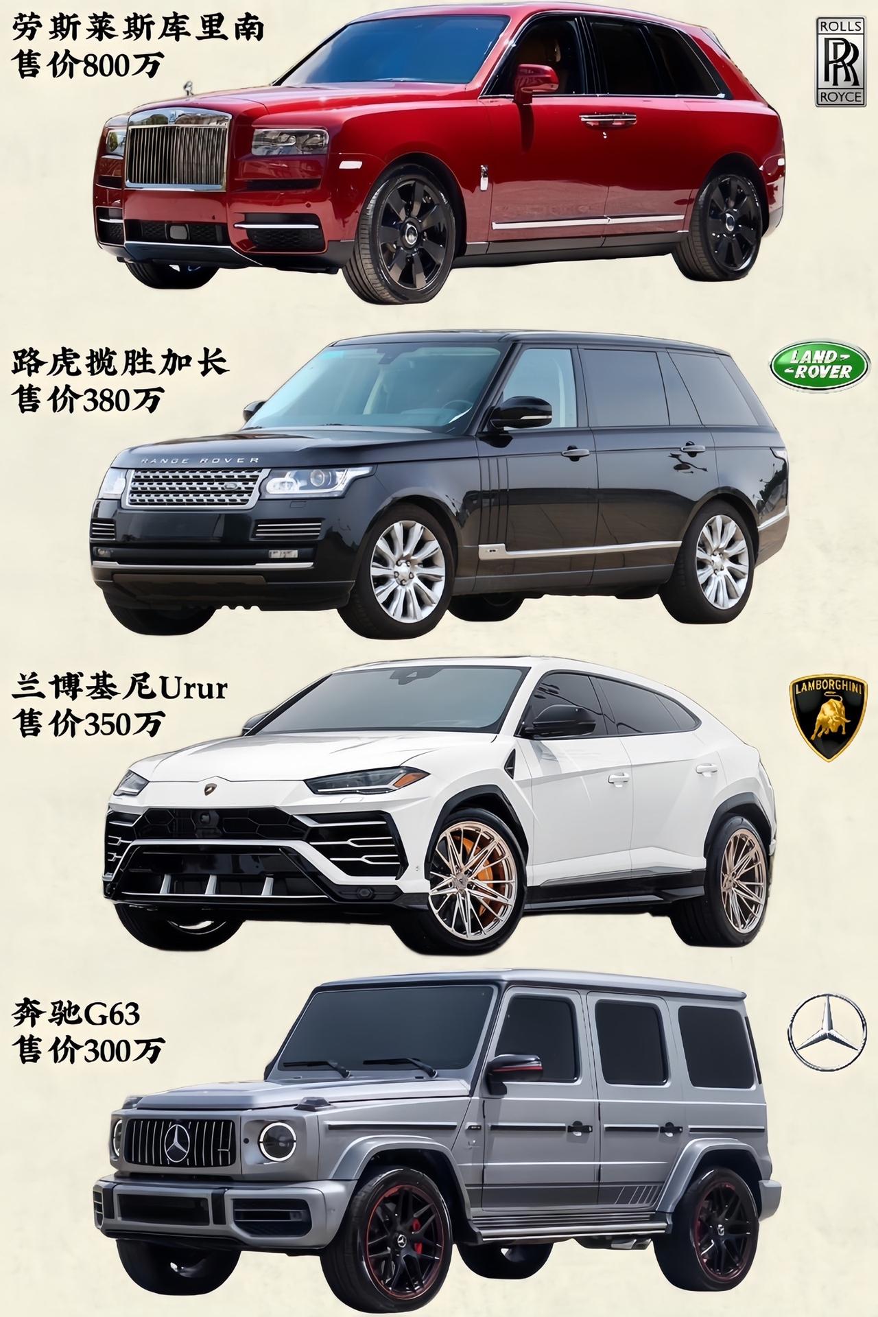 陆地SUV天花板系列，谁才是你的梦想座驾？#suv #硬派越野