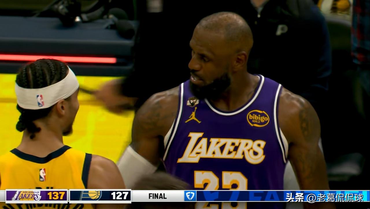 步行者众将真是太有福气了！在今天湖人客场以137：130击败步行者的赛后，当比赛