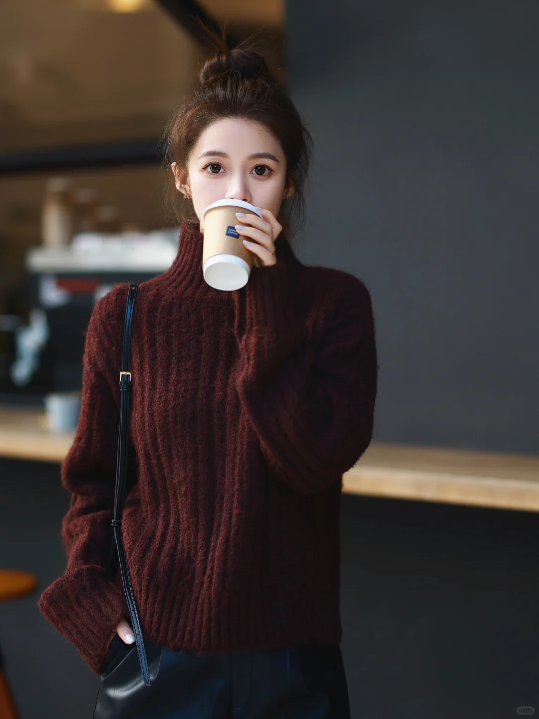 入秋穿毛衣 🍂☕️