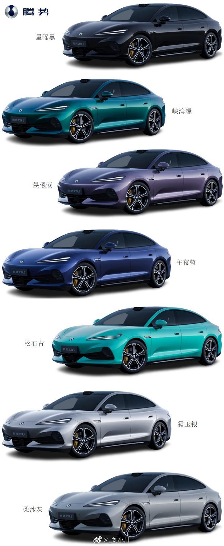 腾势Z9S 腾势Z9S，大家说选哪个颜色好看