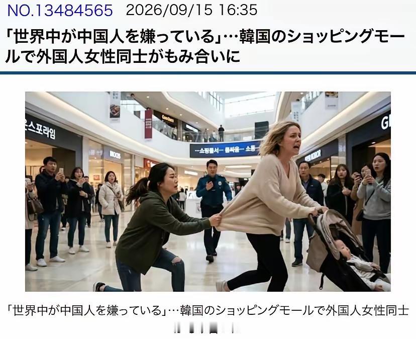 韩国首尔，一名法国籍女子当众声称“韩国人讨厌中国人，全世界都讨厌中国人”，旁边一