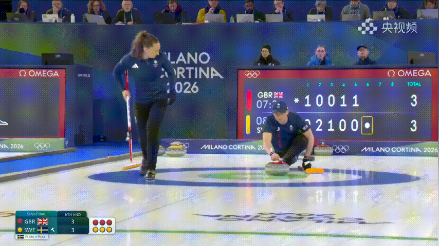 【奥运半决赛】瑞典的PP局，英国这边废了三颗壶，何意味。。。 
