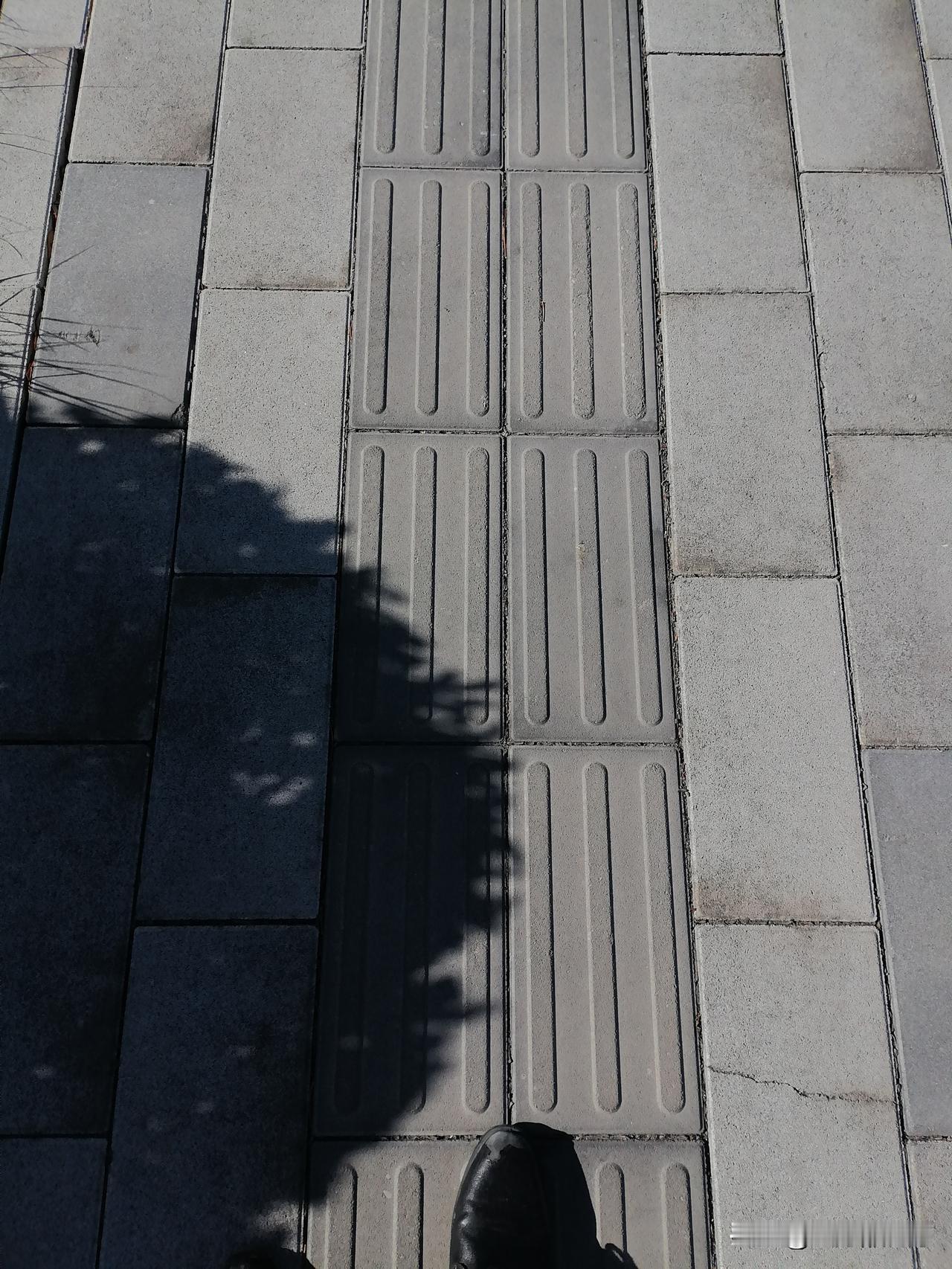 记得这个叫盲道
顾名思义：给盲人专用
1991年中国建设第一条盲道
转眼之间三十