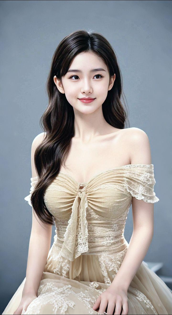 AI扩图 AI华贵佳人