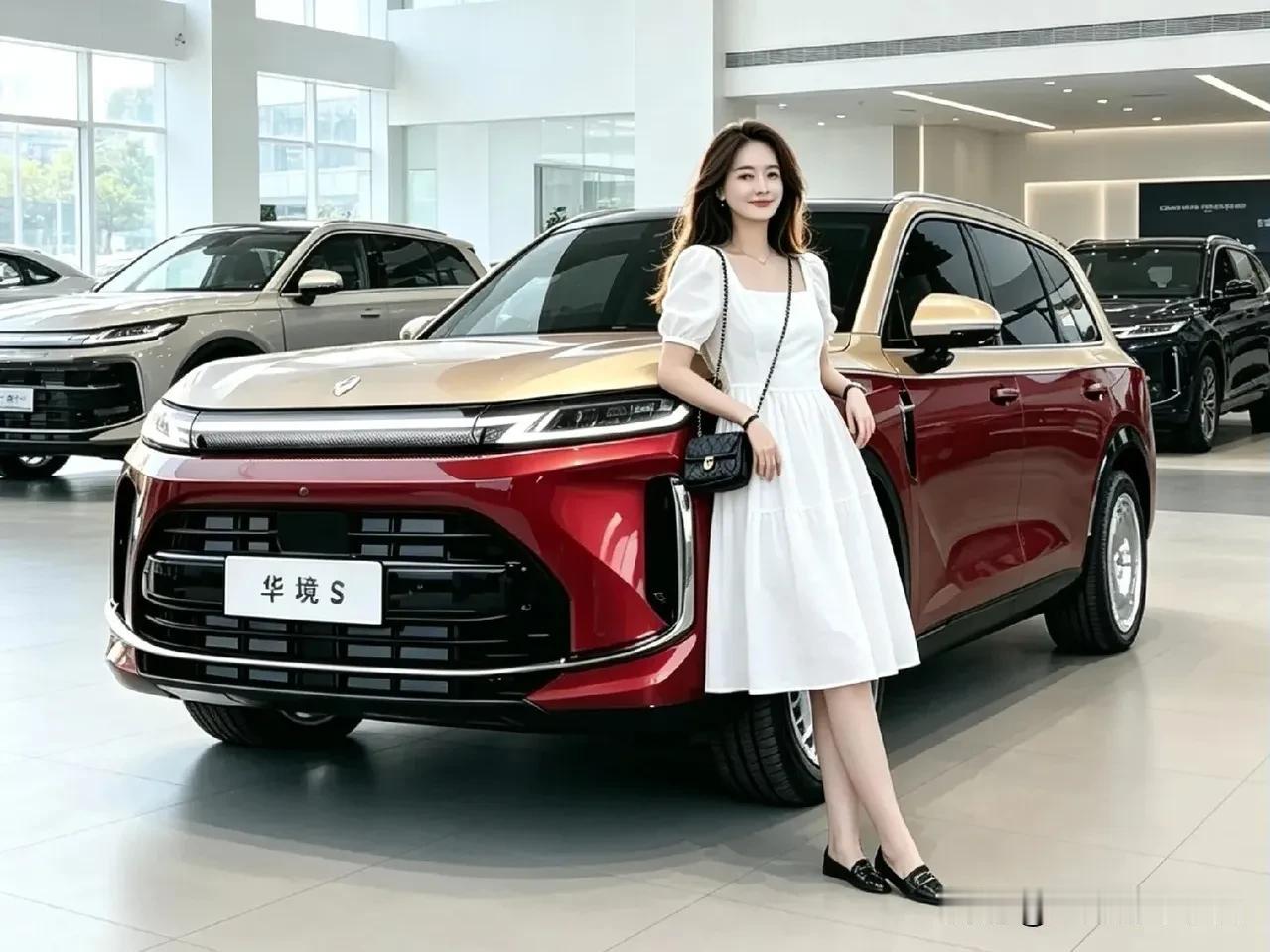 华境S全球首秀标配华为乾崑​华境S全球首秀，空间超级大很适合自驾游！它是首款全系