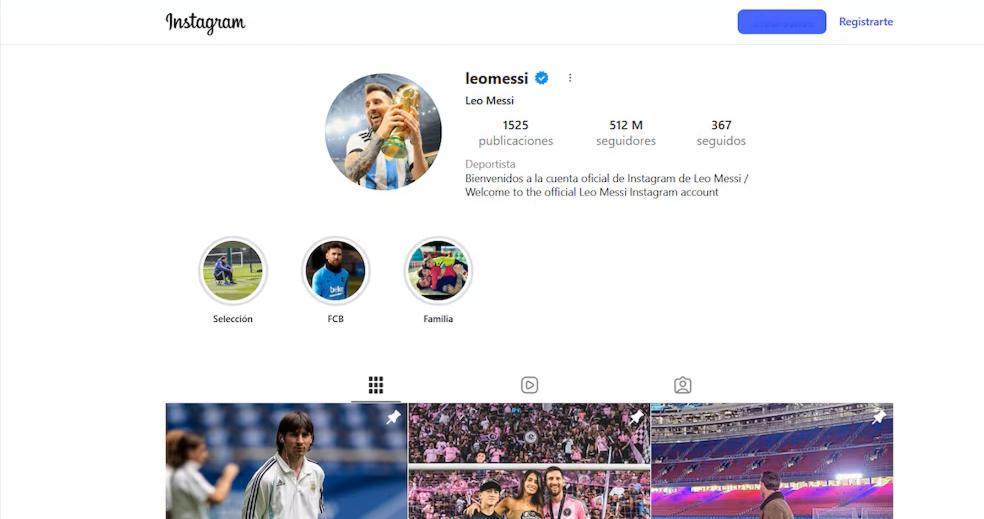 根据2026年世界杯期间发布的数据，梅西的Instagram粉丝增长了560万。