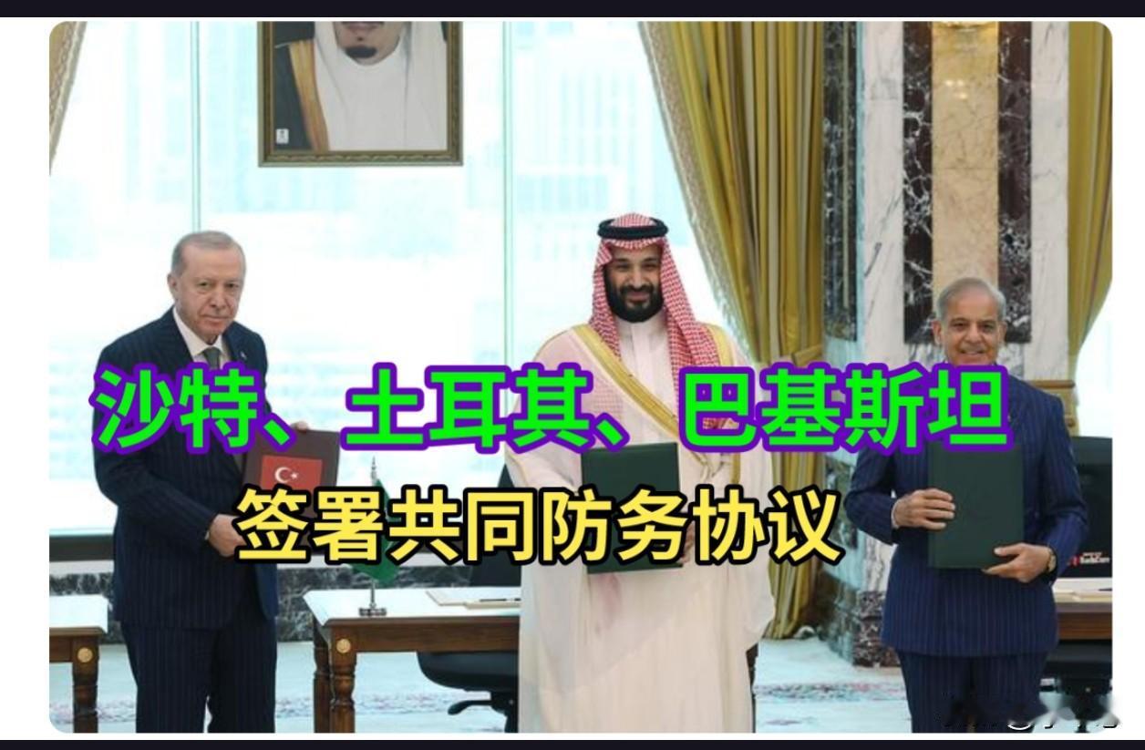 沙特、土耳其、巴基斯坦签署共同防务协议。
麦加“三剑客”结盟，美国在中东的“遥控
