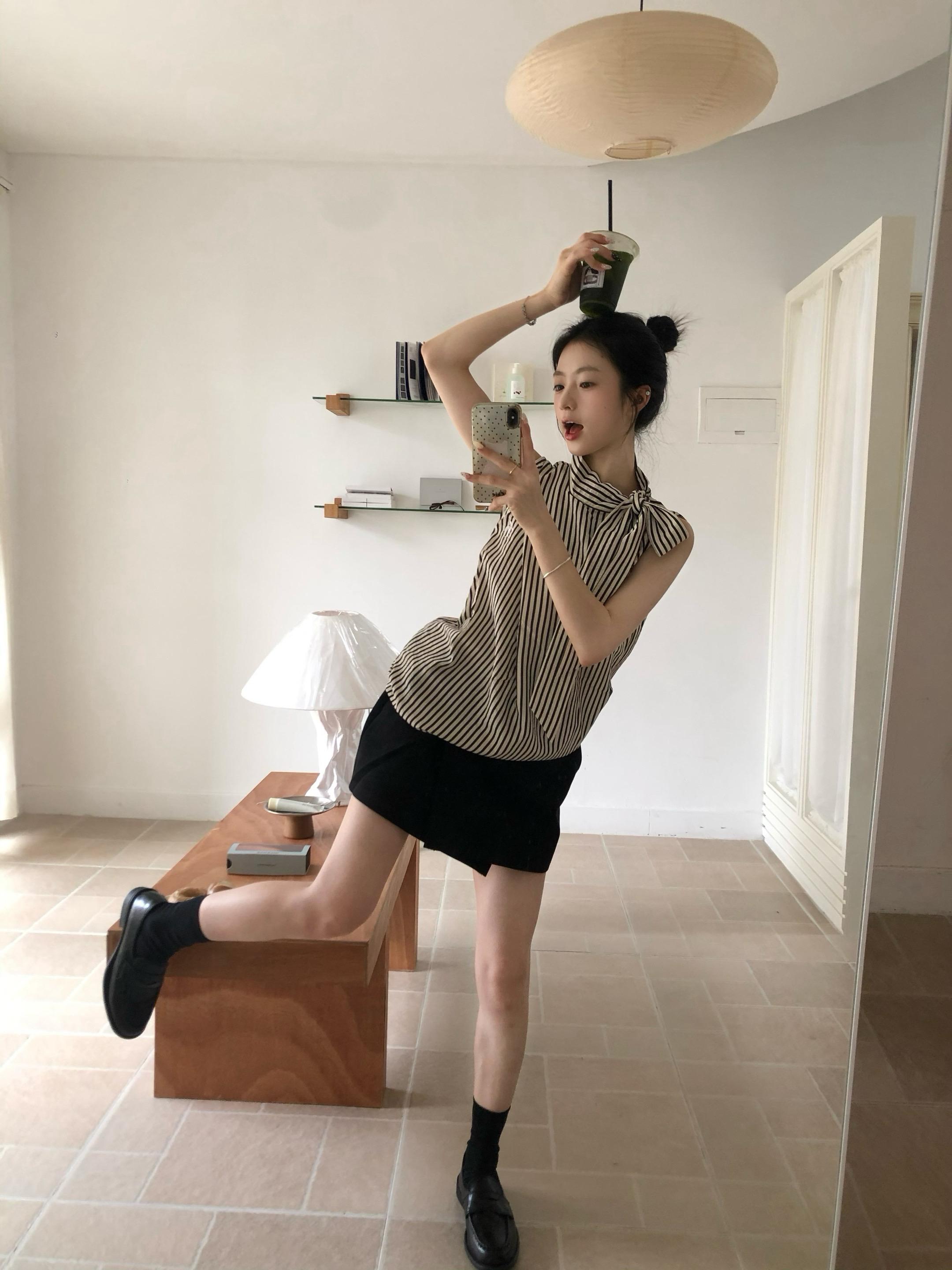 丸子头 好像有点可爱