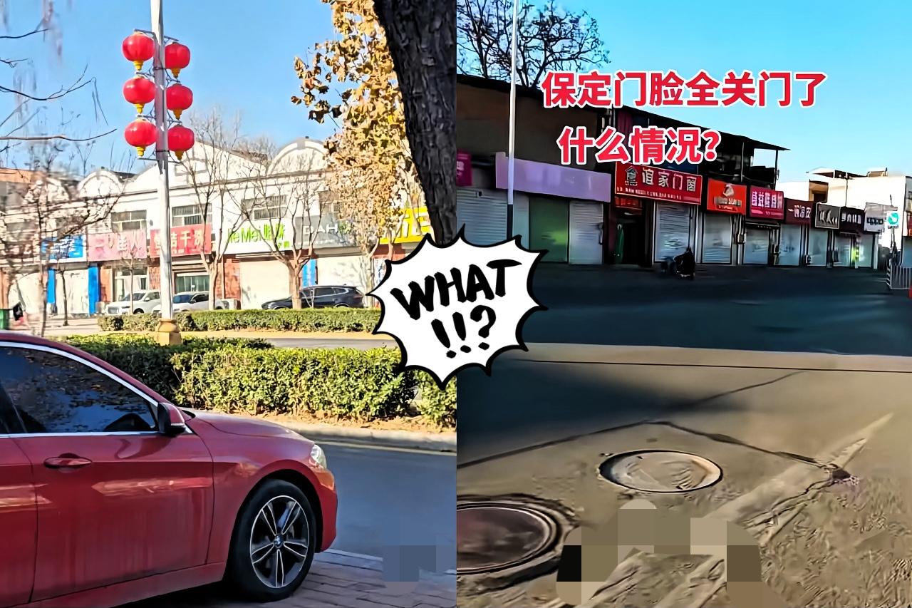 网友曝光：

河北保定市大面积商户选择关门营业，

甚至市场卖大饼的都选择了关门