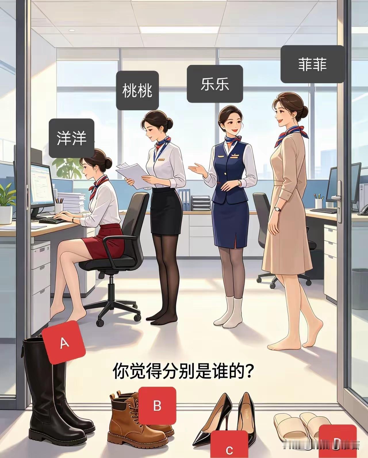 我敢打赌，90%的人分不清鞋子分别是谁的，不接受反驳！[赞][捂脸][捂脸][捂
