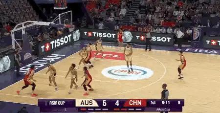 有没有可能！！第一节打完！！中国男篮25-17领先澳大利亚男篮！！🇨🇳[加油