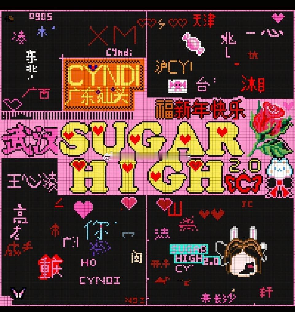 王心凌[超话]  王心凌  打卡打卡[污][污][污]这次各位画的很不错那个福字