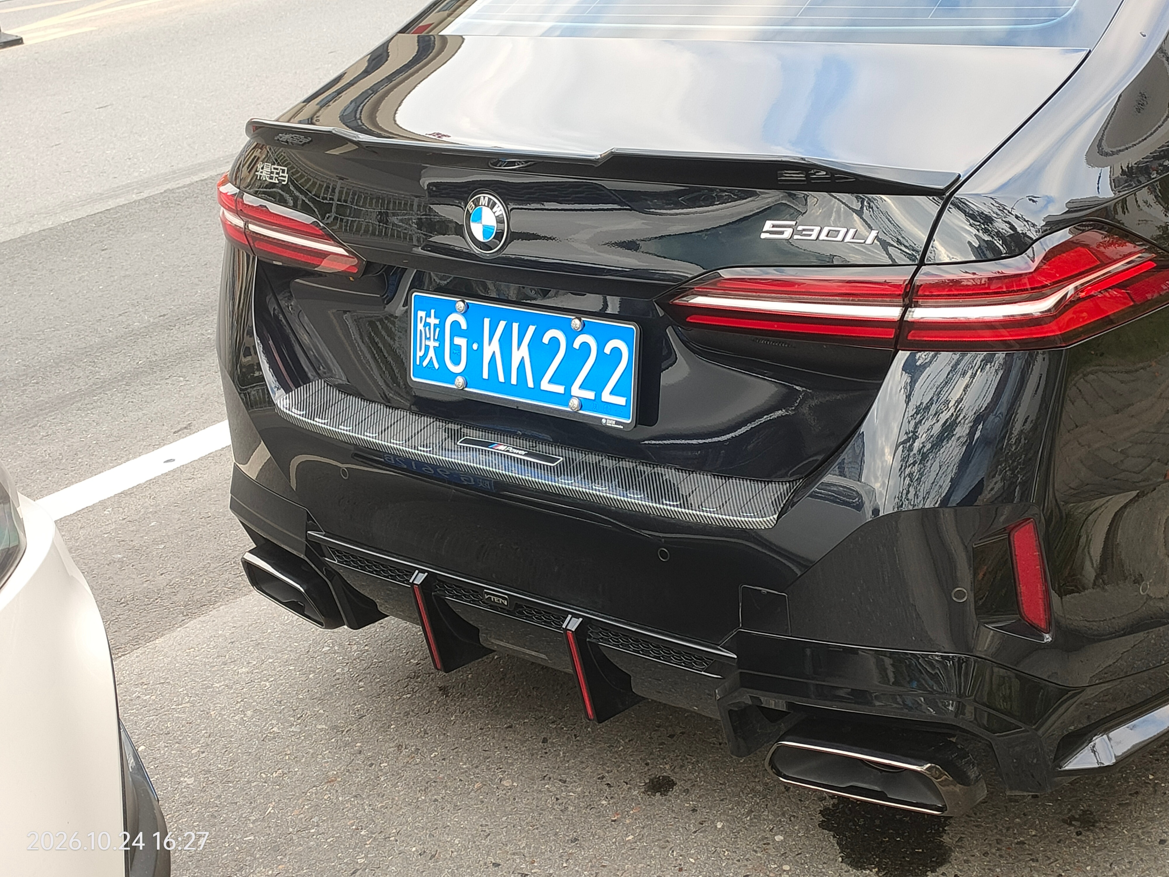 全球车牌[超话] 陕GKK222宝马530Li  ​​​