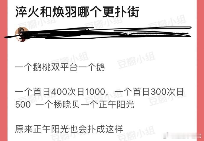 淬火首日400次日1000，焕羽首日300次日500，鹅桃与鹅平台，杨晓贝VS正