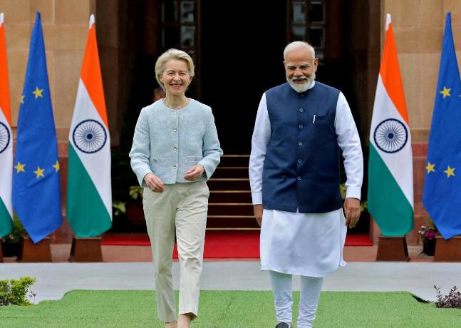 莫迪说，印度和欧盟于1月26日签署的重大协议，将为印度14亿人民和欧洲数百万人民