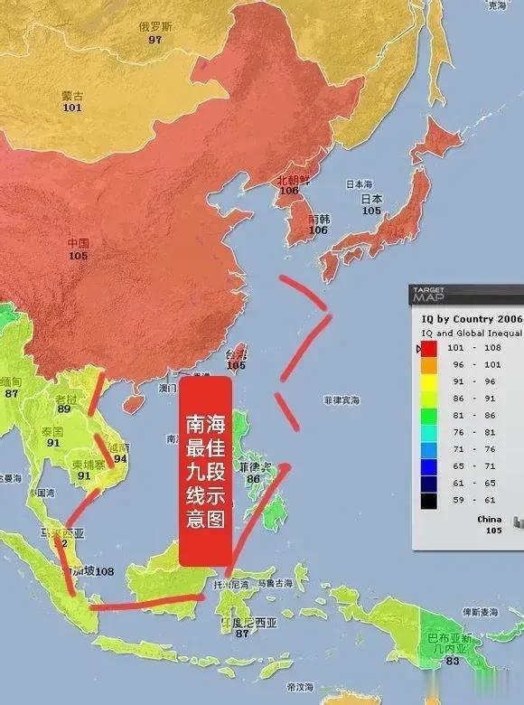 南海最佳九段线示意图