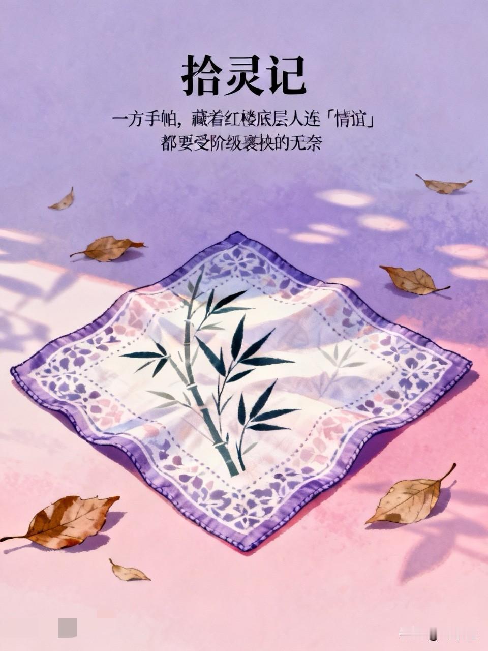 拾灵记｜一方手帕，藏着红楼底层人连「情谊」都要受阶级裹挟的无奈💔

刻在骨子里