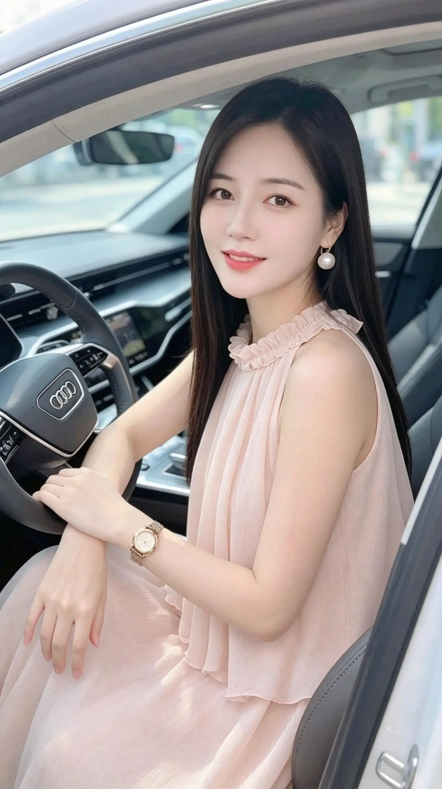 美女。