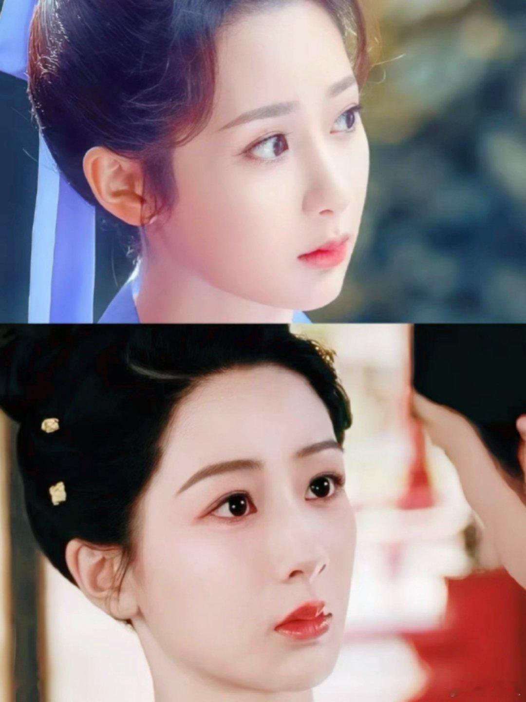 杨紫眼神变化很大，从少女变成成熟女人了。长大了！原来眼神略带懵懂，现在成熟了多了