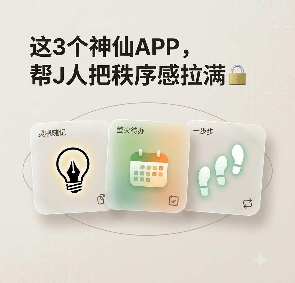 🎉J人狂喜！这3个app，帮你把秩序感拉满
作为一个重度J人，所有事情都希望是
