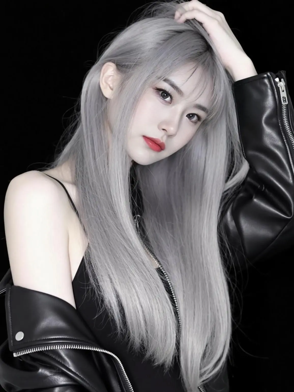 AI冷感银发自拍 随变ai随便玩