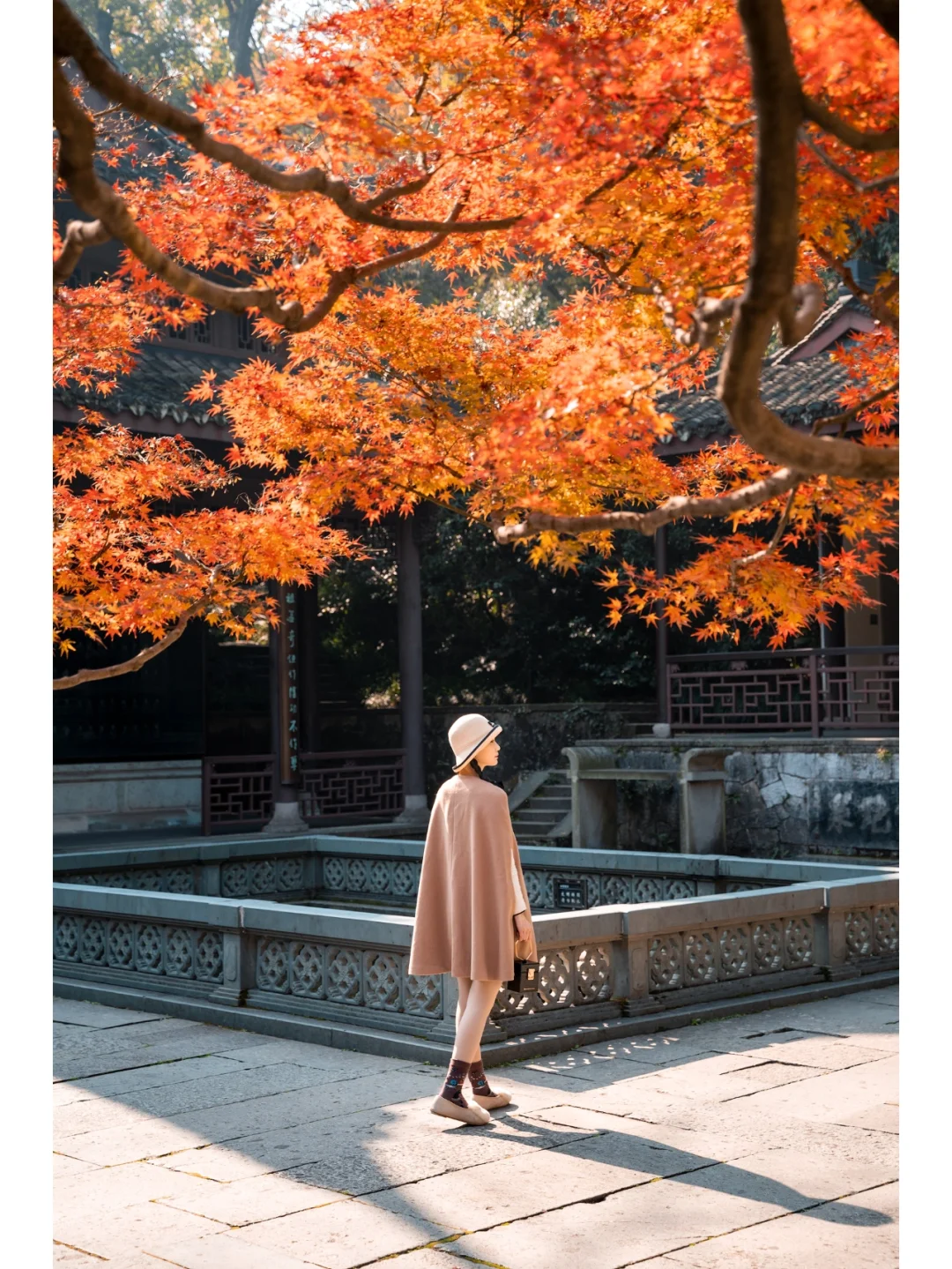 杭州市区又一小众枫叶打卡地，人少还超级出片