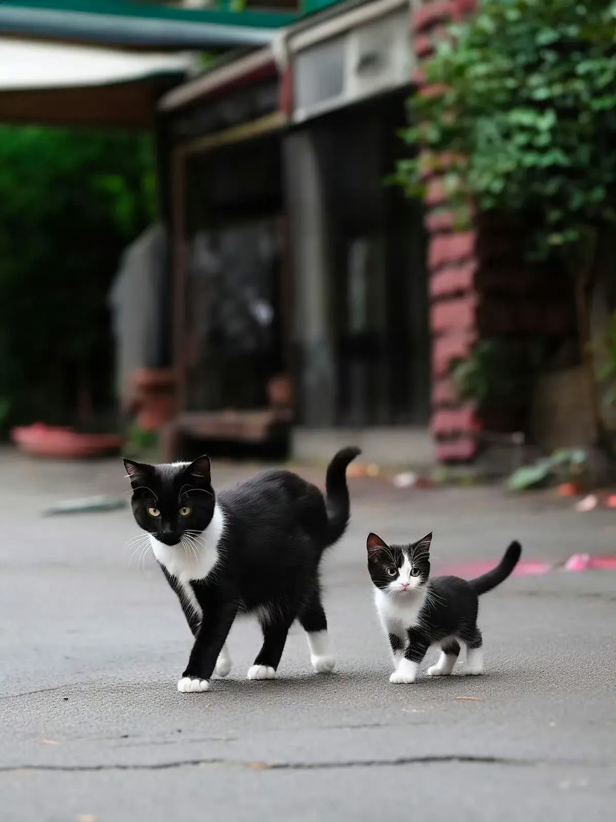 【奶牛猫】猫咪街头摄影[憧憬] ​​​